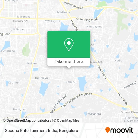 Sacona Entertainment India map