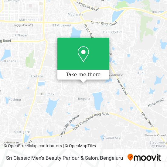 Sri Classic Men's Beauty Parlour & Salon map