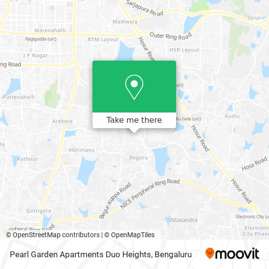 Pearl Garden Apartments Duo Heights map