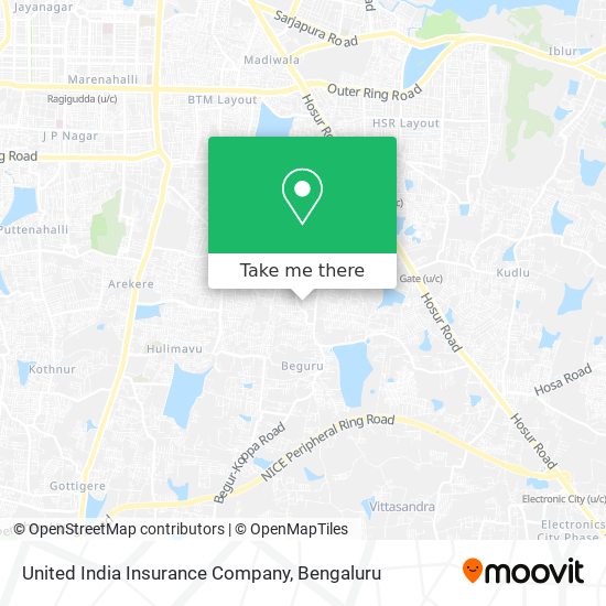 United India Insurance Company map