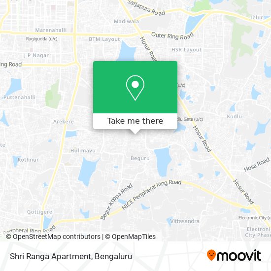 Shri Ranga Apartment map