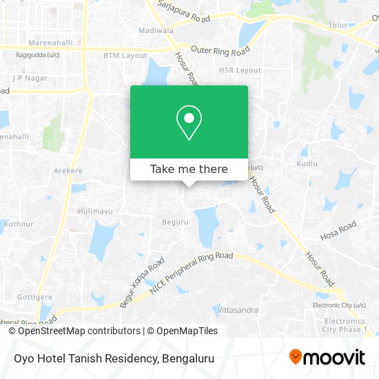 Oyo Hotel Tanish Residency map