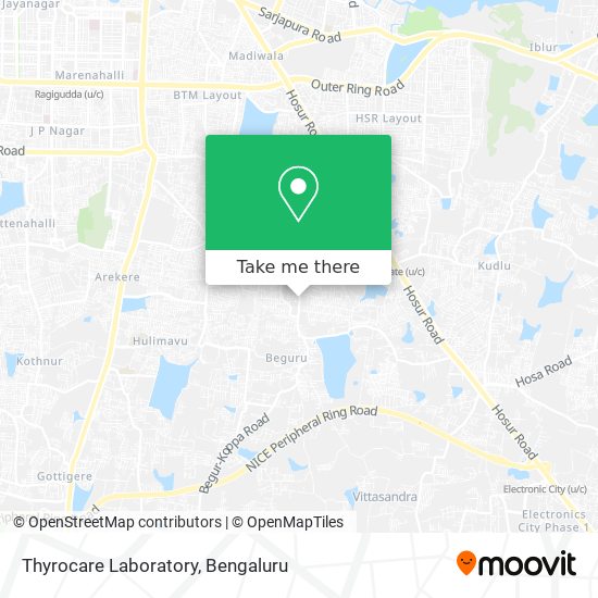 Thyrocare Laboratory map