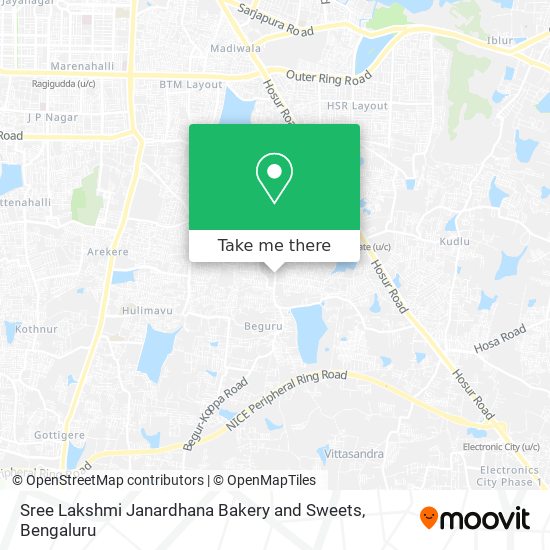 Sree Lakshmi Janardhana Bakery and Sweets map