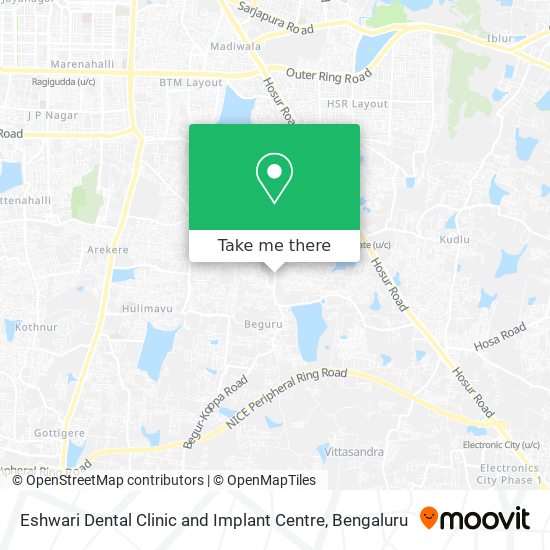 Eshwari Dental Clinic and Implant Centre map
