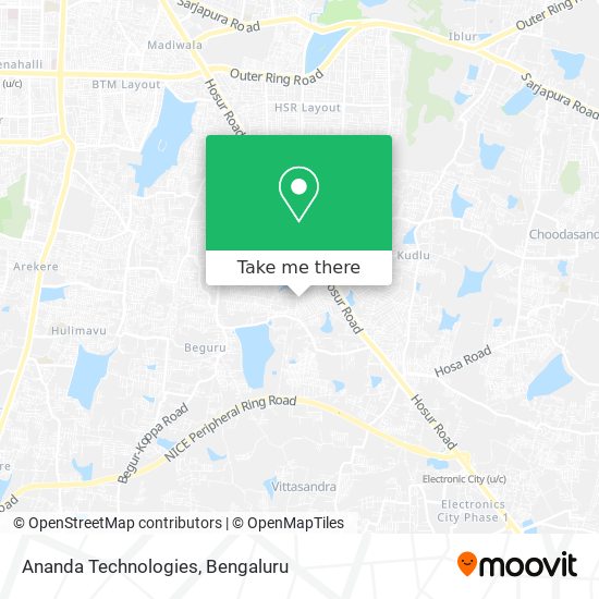 Ananda Technologies map