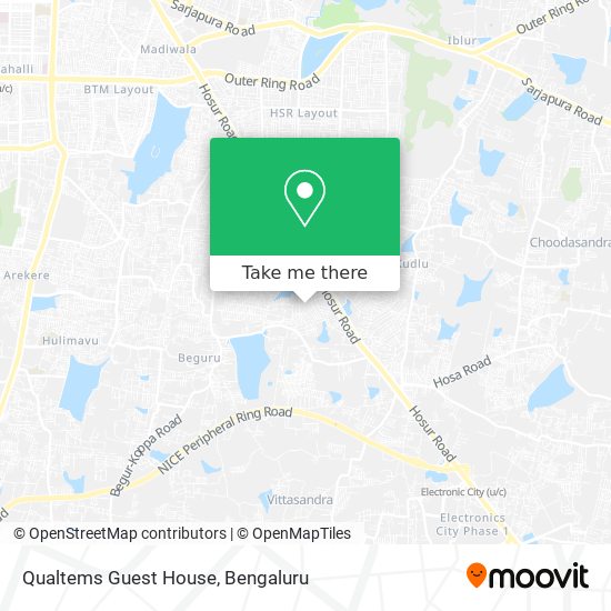 Qualtems Guest House map