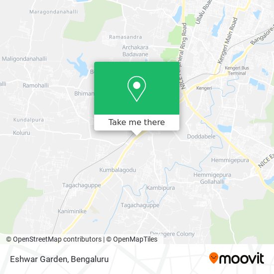 Eshwar Garden map