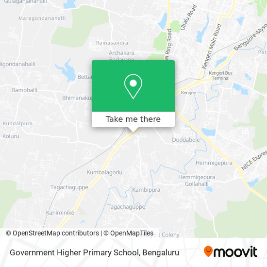 Government Higher Primary School map