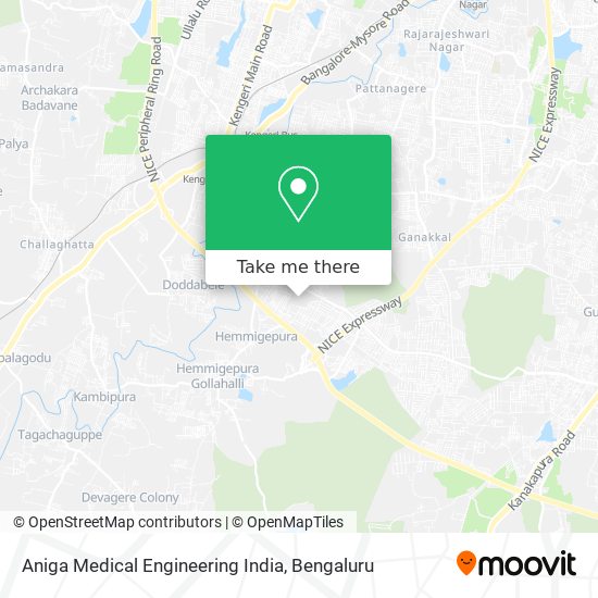 Aniga Medical Engineering India map