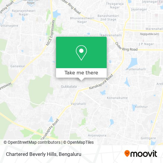 Chartered Beverly Hills map