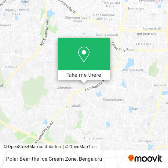 Polar Bear-the Ice Cream Zone map