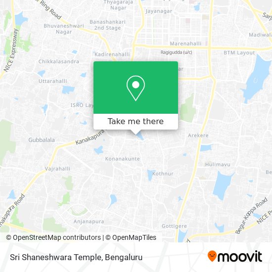 Sri Shaneshwara Temple map