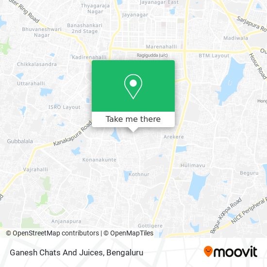Ganesh Chats And Juices map