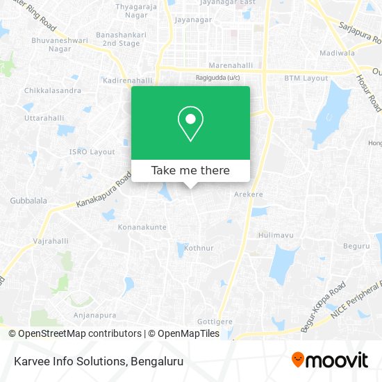 Karvee Info Solutions map