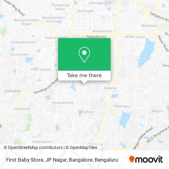 First Baby Store, JP Nagar, Bangalore map