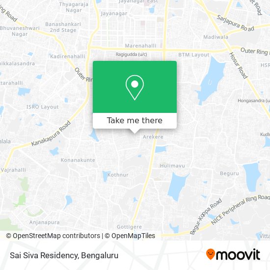 Sai Siva Residency map