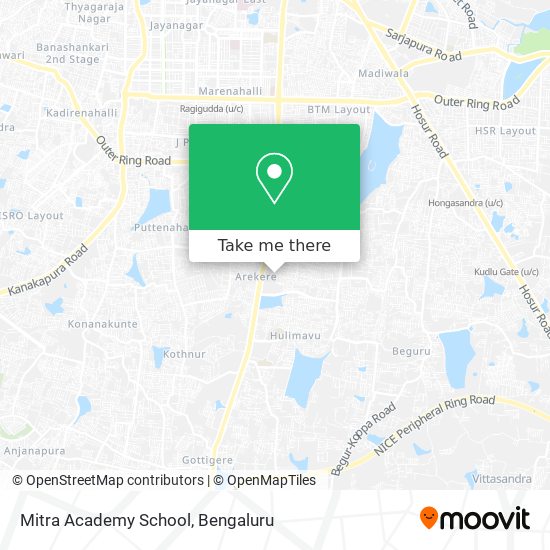 Mitra Academy School map