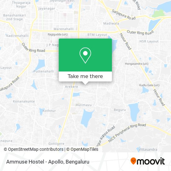 Ammuse Hostel - Apollo map