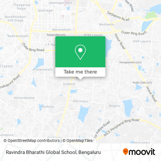 Ravindra Bharathi Global School map