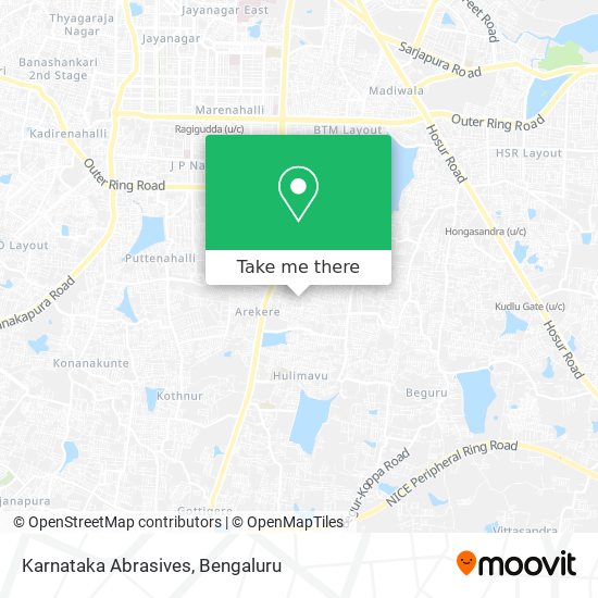 Karnataka Abrasives map