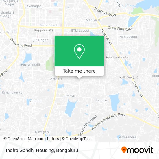 Indira Gandhi Housing map