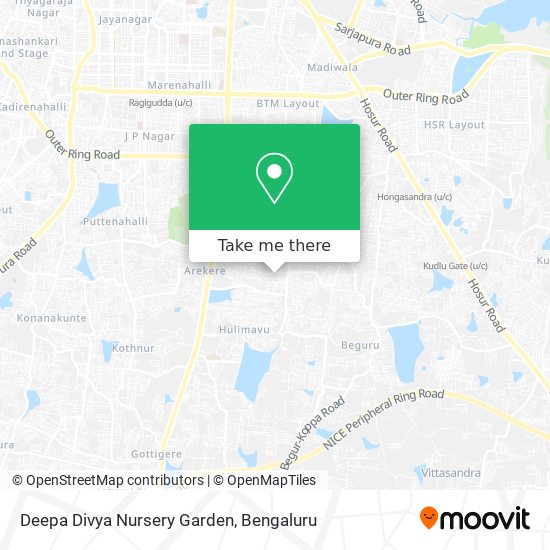 Deepa Divya Nursery Garden map