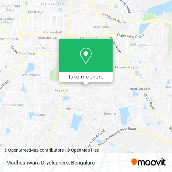 Madheshwara Drycleaners map