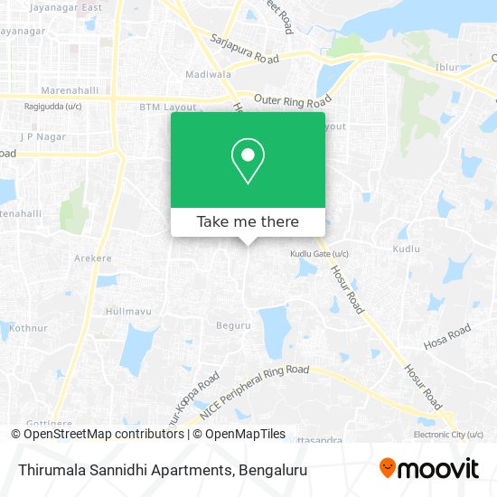 Thirumala Sannidhi Apartments map