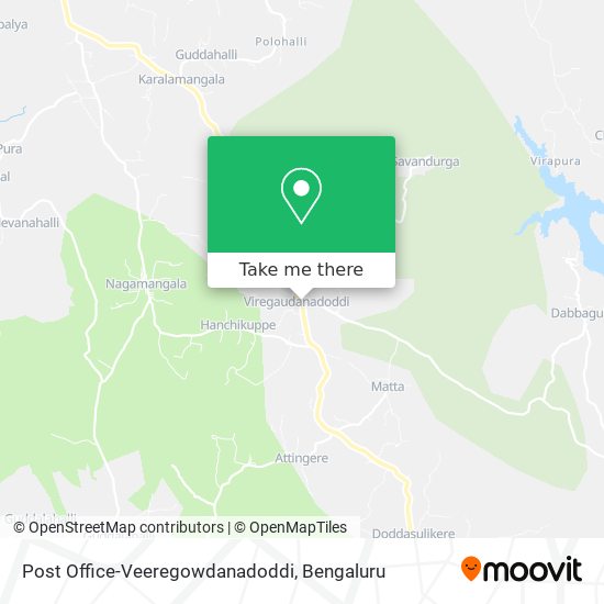 Post Office-Veeregowdanadoddi map