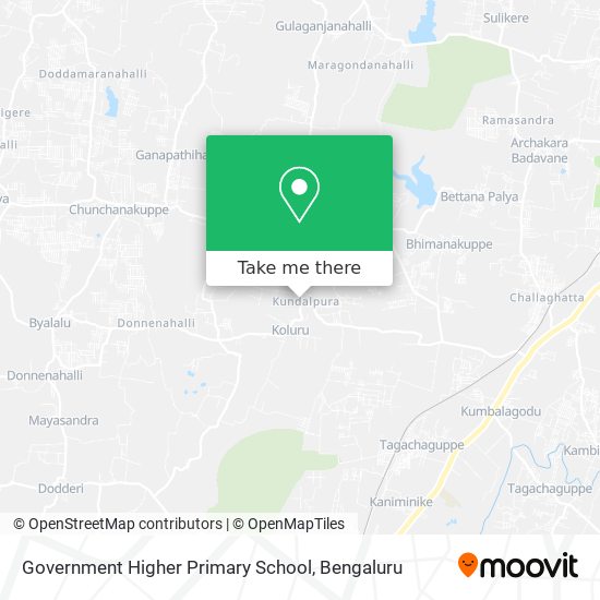 Government Higher Primary School map