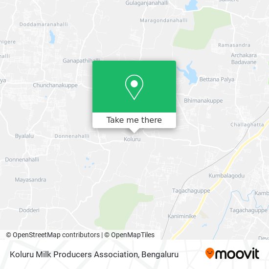 Koluru Milk Producers Association map