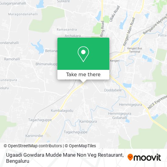 Ugaadi Gowdara Mudde Mane Non Veg Restaurant map