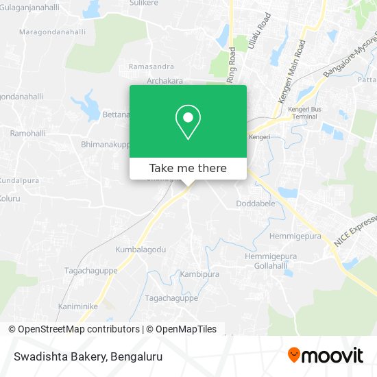Swadishta Bakery map