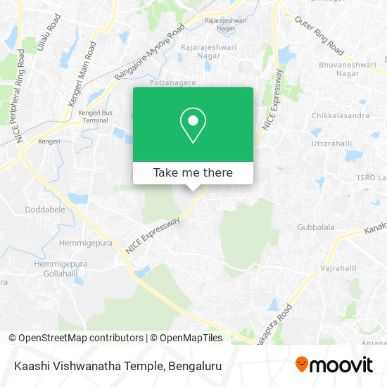 Kaashi Vishwanatha Temple map