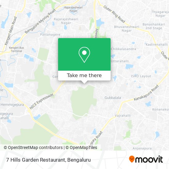 7 Hills Garden Restaurant map