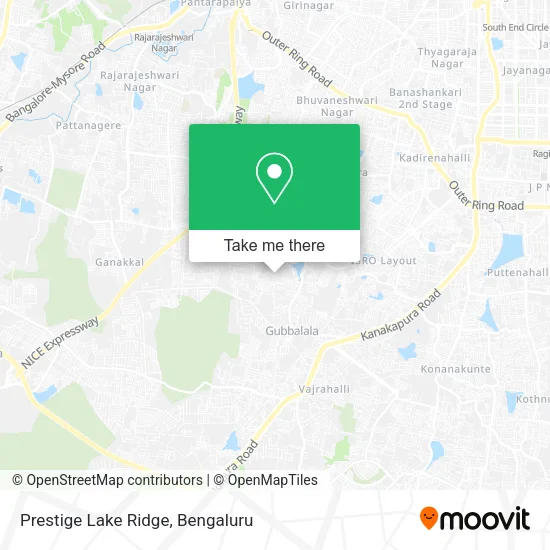 Prestige Lake Ridge map