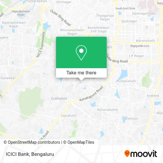 ICICI Bank map
