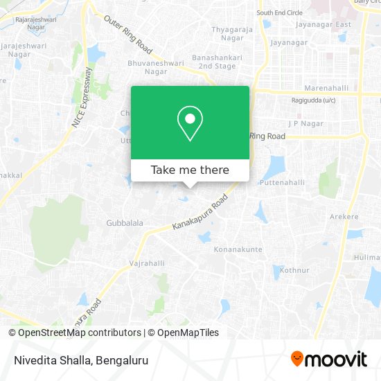 Nivedita Shalla map