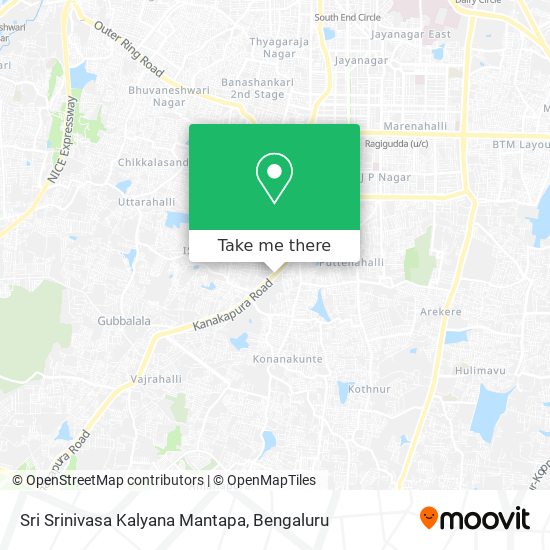 Sri Srinivasa Kalyana Mantapa map