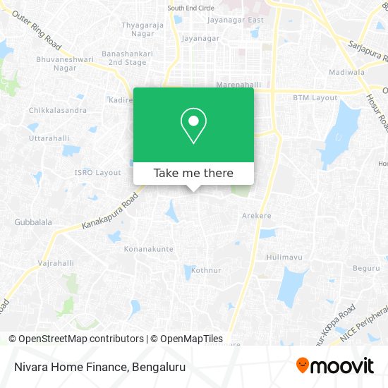 Nivara Home Finance map