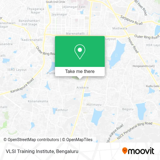 VLSI Training Institute map