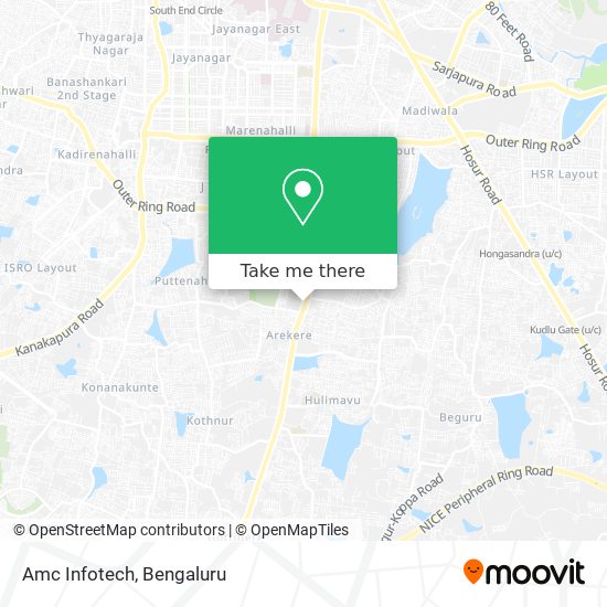 Amc Infotech map