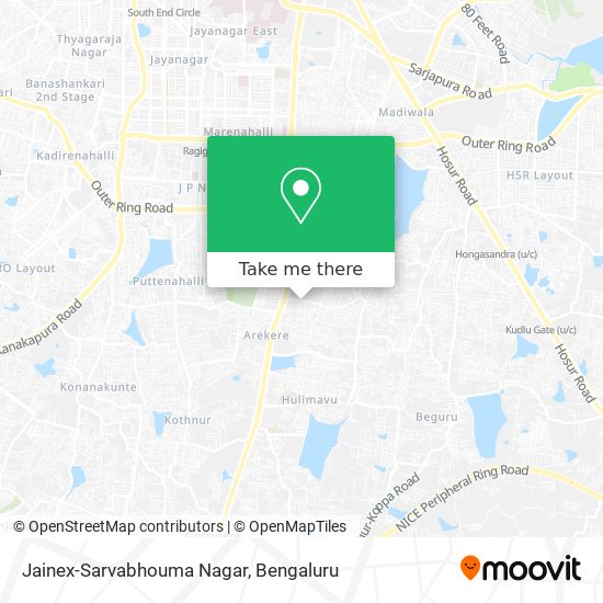 Jainex-Sarvabhouma Nagar map