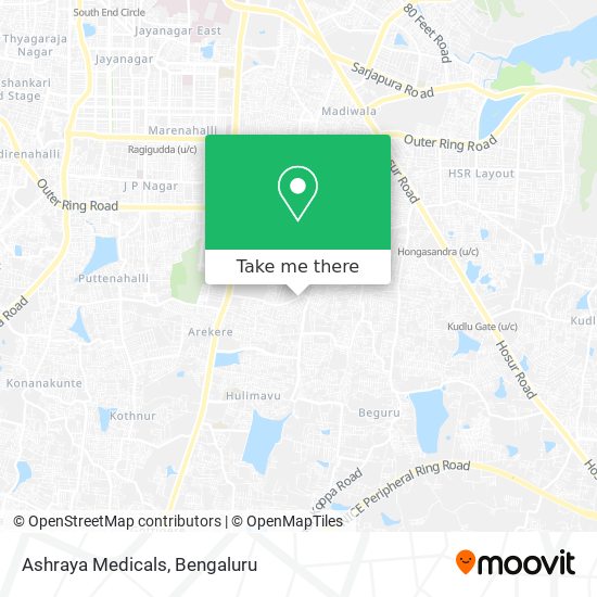 Ashraya Medicals map