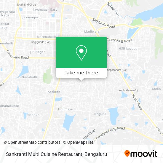 Sankranti Multi Cuisine Restaurant map