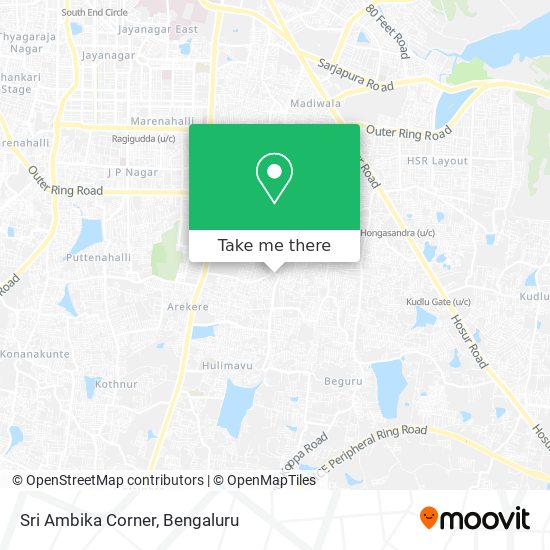 Sri Ambika Corner map