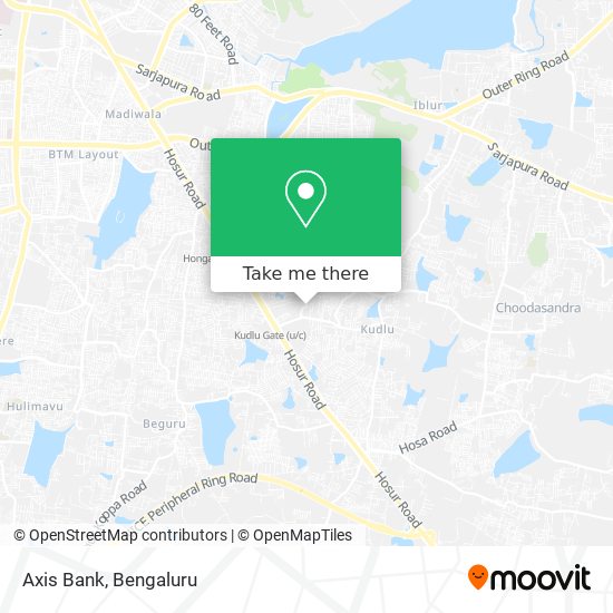 Axis Bank map