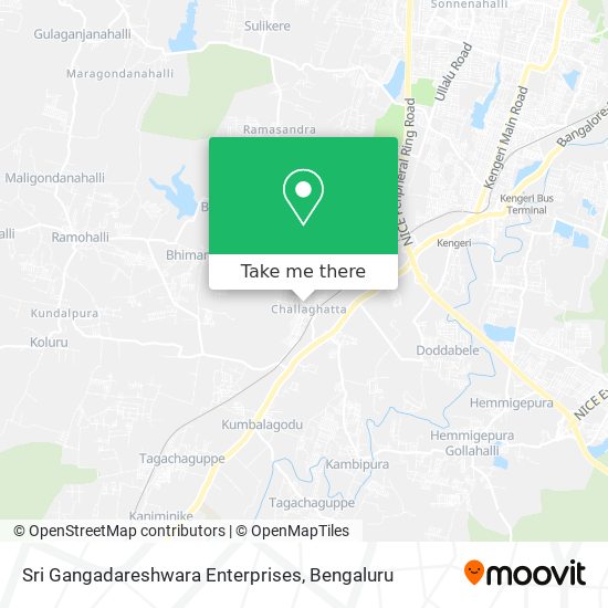 Sri Gangadareshwara Enterprises map