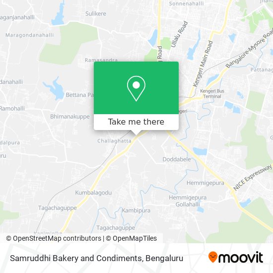 Samruddhi Bakery and Condiments map